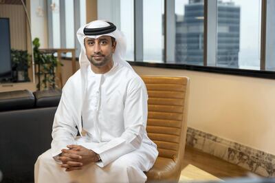 Fahad Al Hassawi, acting CEO at du, photographed at their head office in Dubai Media City on April 27 th, 2021. Antonie Robertson / The National.Reporter: Alkesh Sharma for Business.