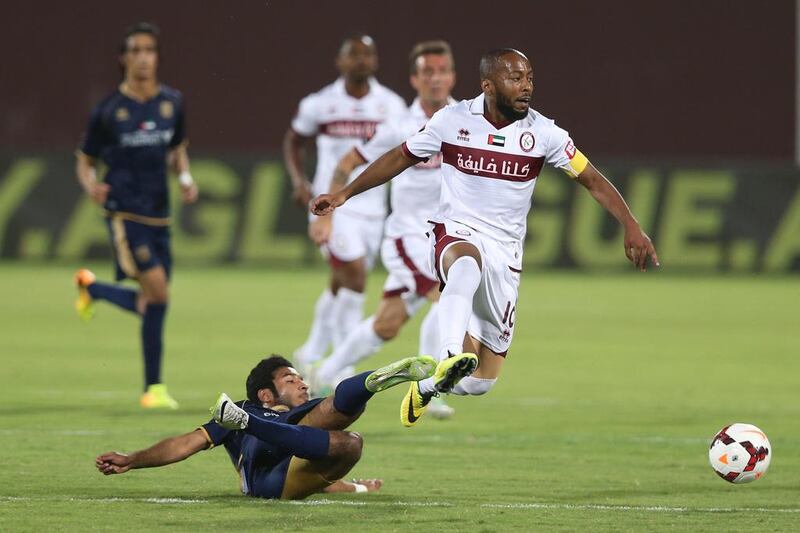 Al Wahda’s Ismail Matar says that Al Ain, without two important players, will still pose a strong hurdle for the league leaders. Shadi Malkawi / Al Ittihad