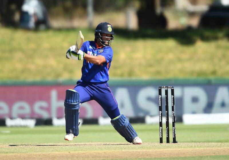 Shikhar Dhawan scored a fifty at Boland Park. Getty