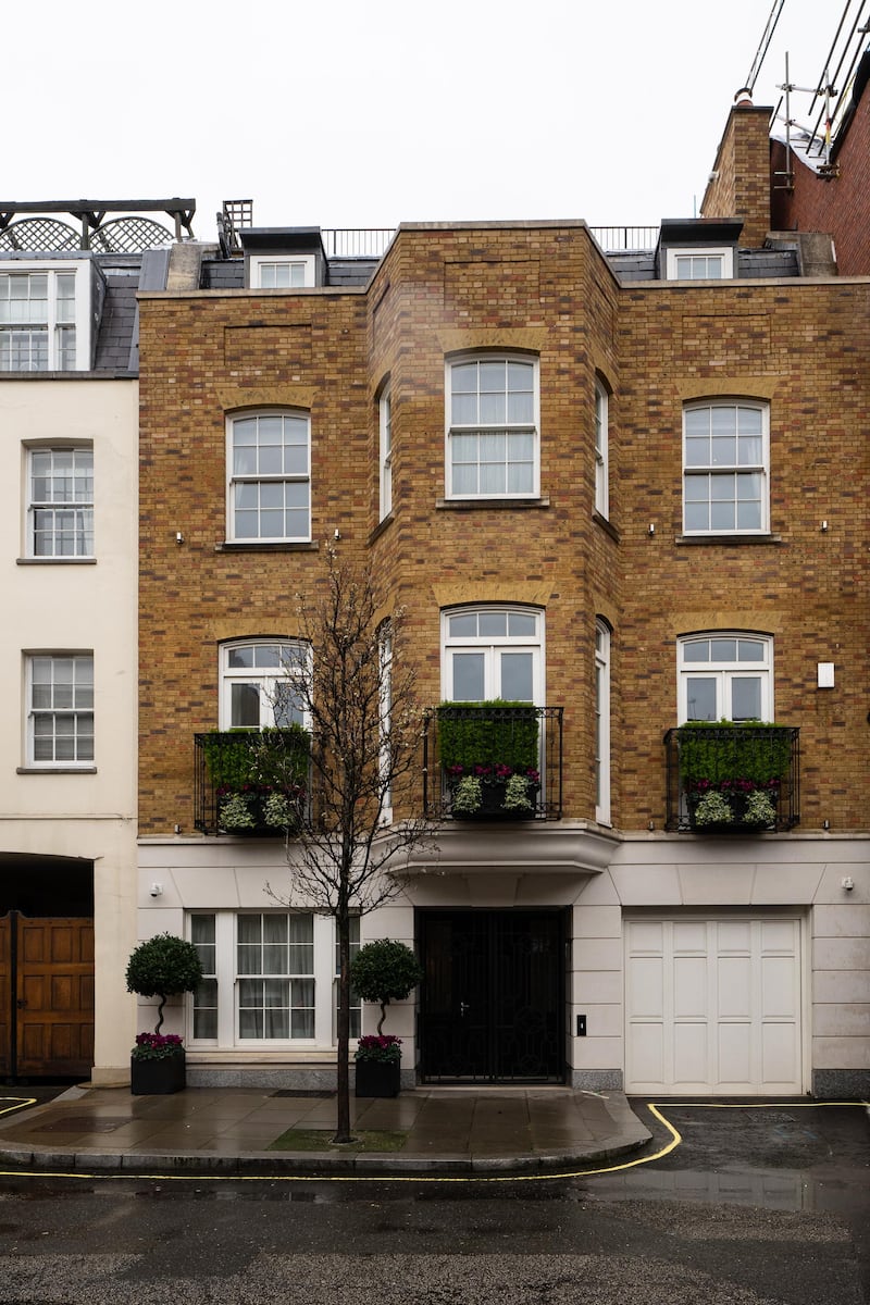 The house is located on a quiet street in Mayfair. Courtesy Vyomm.com