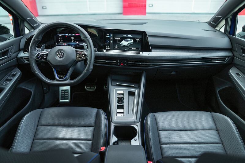 The cabin has a 10-inch touchscreen with voice-controlled satnav  and plenty of safety features. 