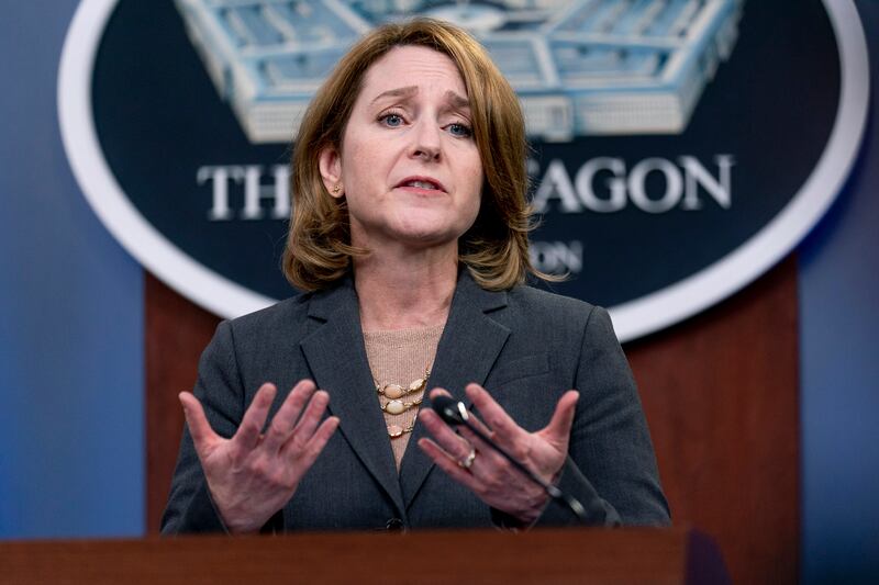 Staff members traveling with Deputy Secretary of Defence Kathleen Hicks have tested positive for Covid-19. AP