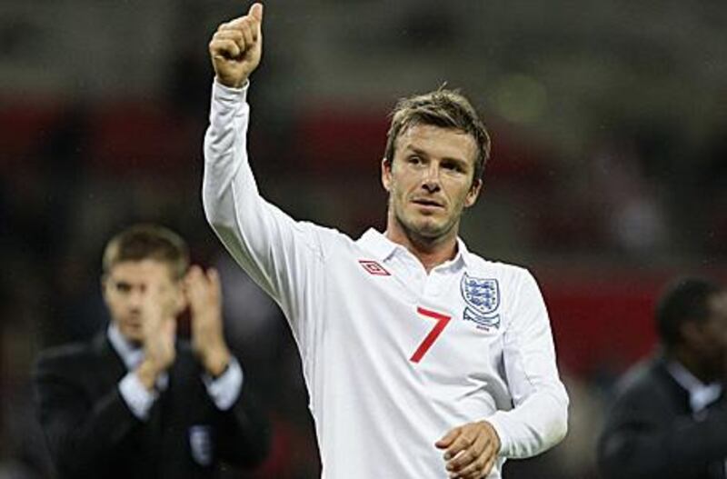 David Beckham says that Fabio Capello has bought professionalism to the England squad.