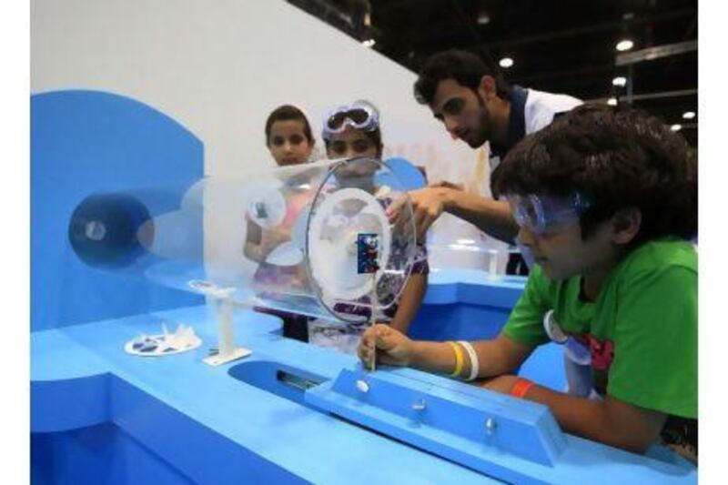 A reader praises the Abu Dhabi Science Festival and suggests that young people are ready to learn, but need more opportunities such as this one. Ravindranath K / The National