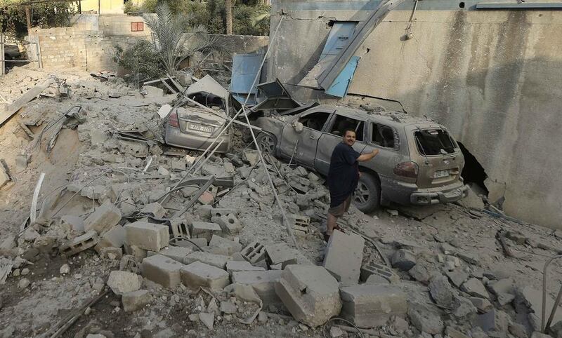 Israel's assault on Gaza has left it looking like a hurricane hit it, Al Quds Al Arabi says. Photo: Reuters / Mohammed Salem 