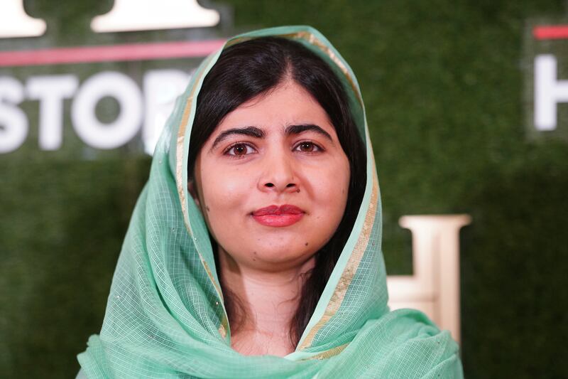 Ms Yousafzai was one of those honoured at 'Variety' magazine's Power of Women event. AP