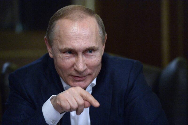 Russian President Vladimir Putin. Alexei Nikolsky/Sputnik, AP