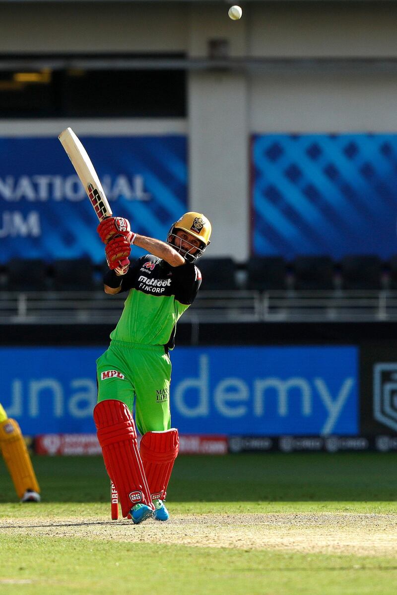 Moeen Ali  of Royal Challengers Bangalore batting during match 44 of season 13 of the Dream 11 Indian Premier League (IPL) between the Royal Challengers Bangalore and the Chennai Super Kings held at the Dubai International Cricket Stadium, Dubai in the United Arab Emirates on the 25th October 2020.  Photo by: Saikat Das  / Sportzpics for BCCI