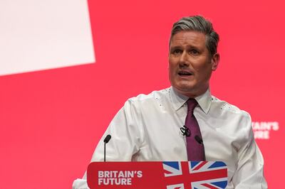 Labour leader Sir Keir Starmer has been accused of taking a one-sided view on the Palestinian-Israeli conflict. Getty Images