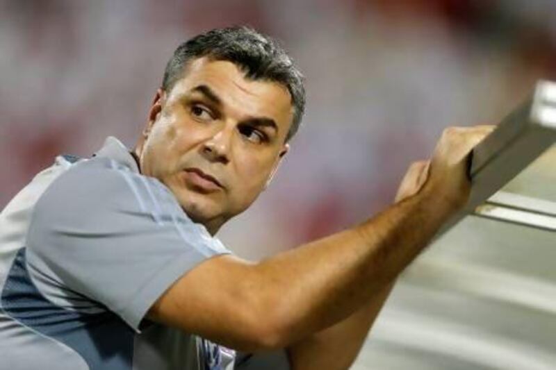 Cosmin Olaroiu needs a home win against Esteghlal tonight and a favour from Al Rayyan against Al Hilal for Al Ain to progress. Fadi Al Assaad / Reuters