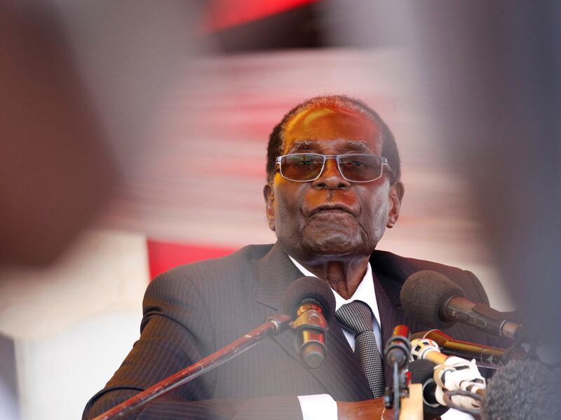 Robert Mugabe has been sacked as party leader. REUTERS/Philimon Bulawayo