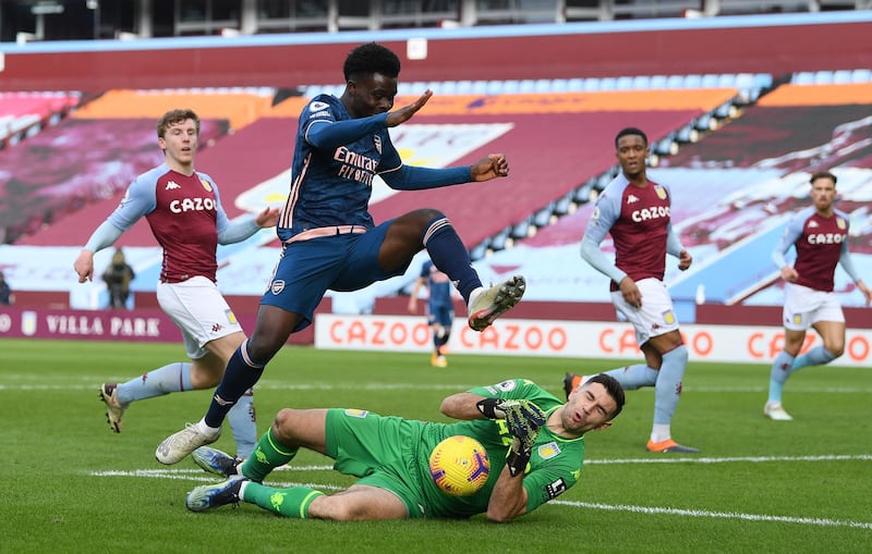 Goalkeeper: Emi Martinez (Aston Villa) – Made terrific saves from his former team-mates Granit Xhaka and Nicolas Pepe to get his 11th clean sheet and Villa a win against Arsenal. Getty