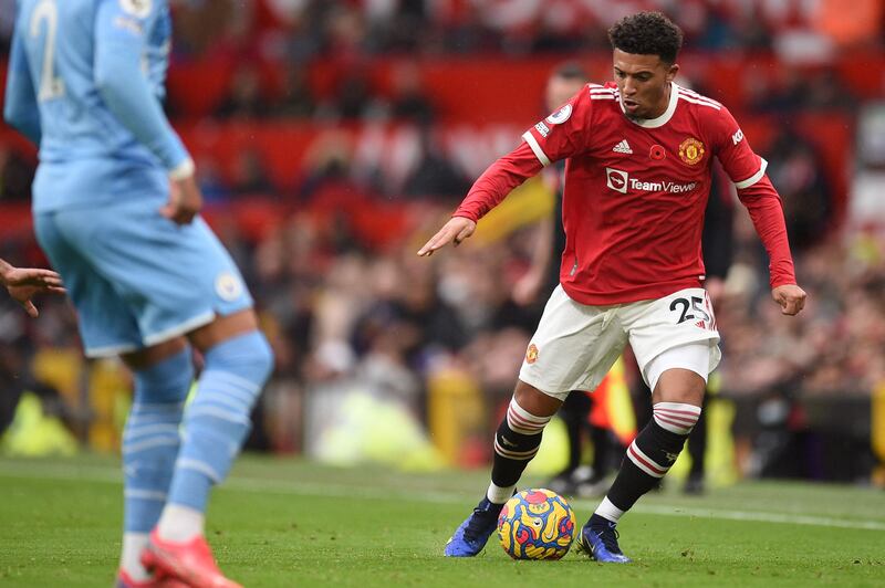 Jadon Sancho - United's huge outlay in the recent transfer window was highlighted by the €85m purchase to bring Sancho to Old Trafford from Borussia Dortmund. Has so far looked a shadow of the flying winger that terrorised Bundesliga defences and formed such a prolific partnership with Erling Haaland. Has the talent and ability to turn his fortunes around though. Verdict: MISS. AFP