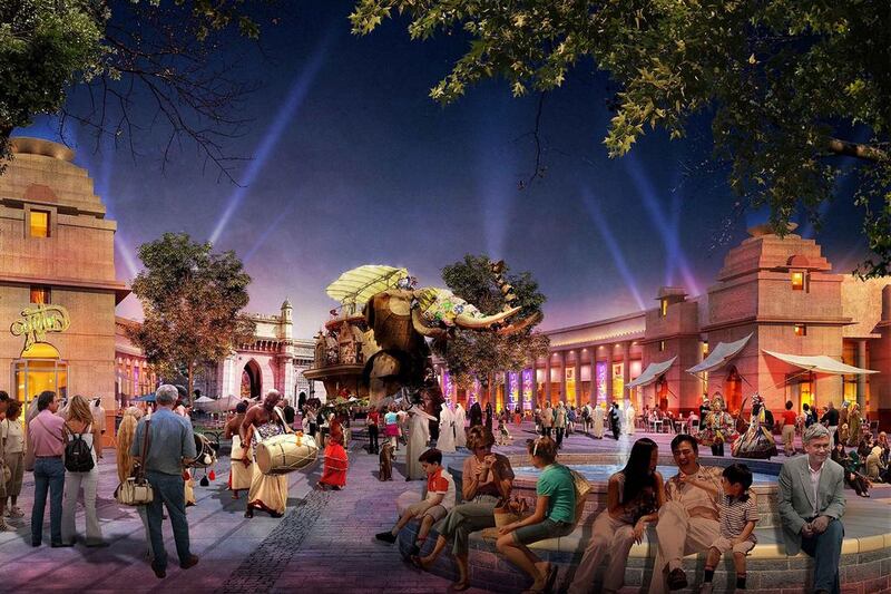 This how India Gate in Riverpark would look like when it opens October 2016. Courtesy Dubai Parks and Resorts