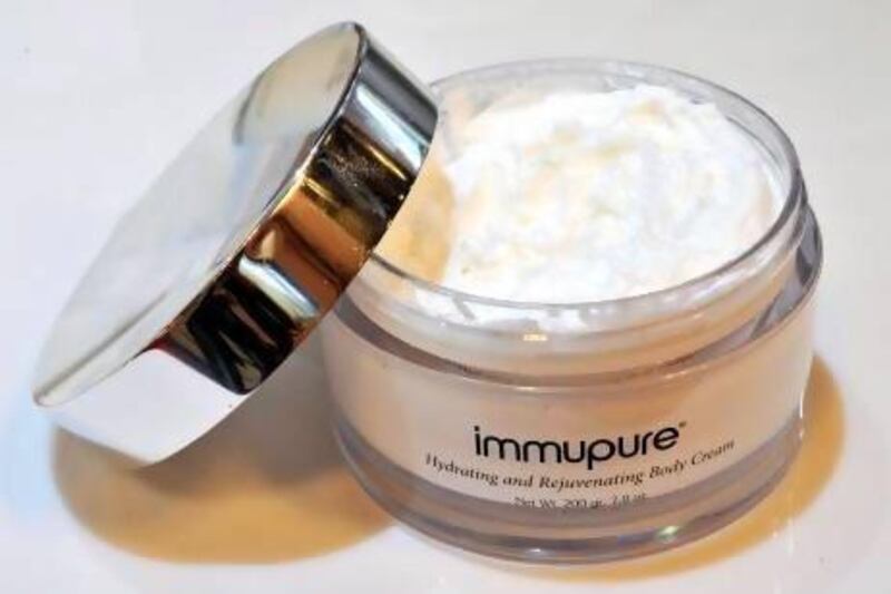 Immupure skincare contains cow colostrum. Charles Crowell for The National