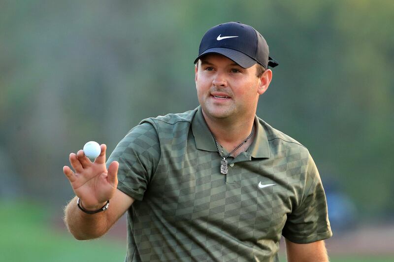 Patrick Reed of United States during the opening day of the DP World Tour Championship. Getty