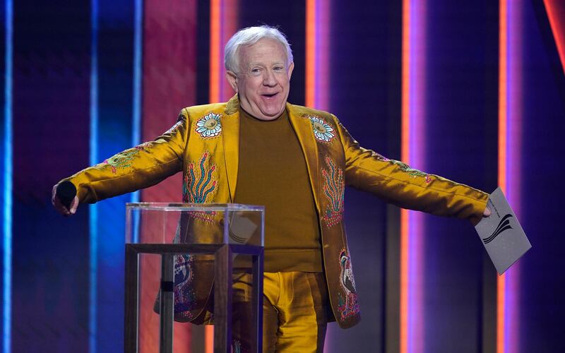 Leslie Jordan speaks at the 56th annual Academy of Country Music Awards at the Grand Ole Opry in Nashville. AP Photo