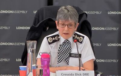 Metropolitan Police Commissioner Dame Cressida Dick said allegations of parties in Downing Street during lockdown are subject to a criminal investigation. PA