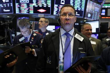 A trade on the floor of the New York Stock Exchange. It's a confusing time for the markets with investors both cautious and confident. AP