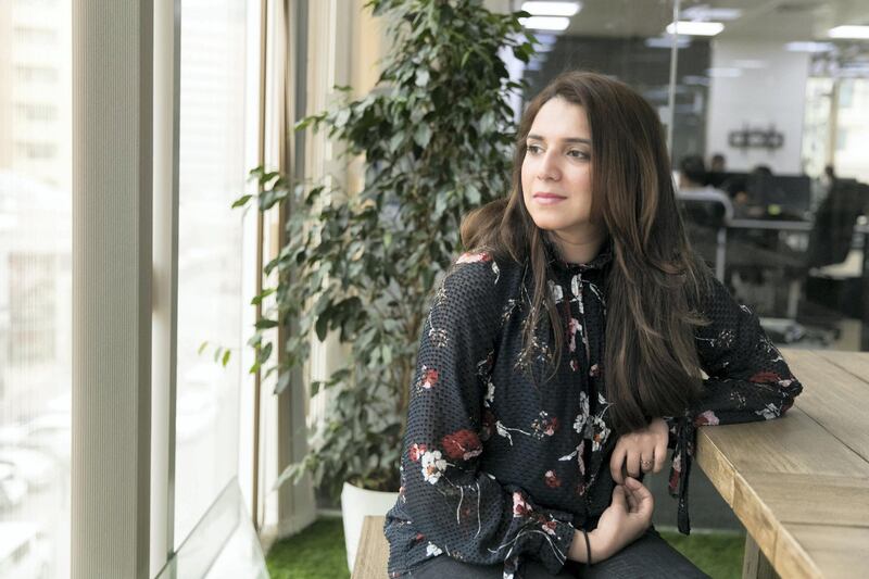 DUBAI, UNITED ARAB EMIRATES - APRIL 9, 2018. 

Kanwal Sarfraz, COO and co-founder of WADI.com e-commerce business, at her office.

(Photo by Reem Mohammed/The National)

Reporter: David A. Dunn 
Section: BZ