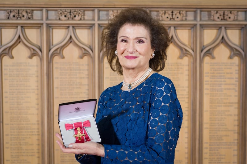 Mrs Al Kaylani was named Officer of the Most Excellent Order of the British Empire. Photo: Haifa Al Kaylani OBE
