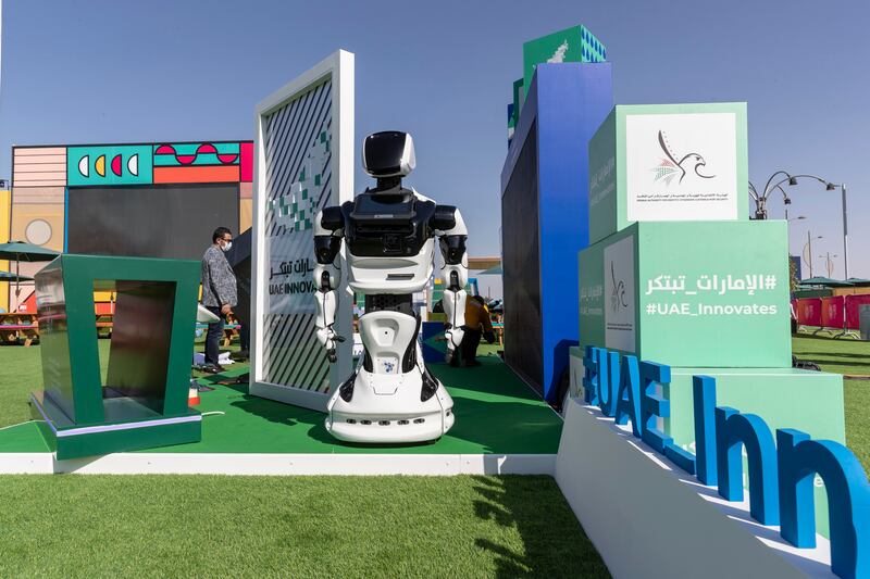 A robot is among the star attractions of the exhibition.