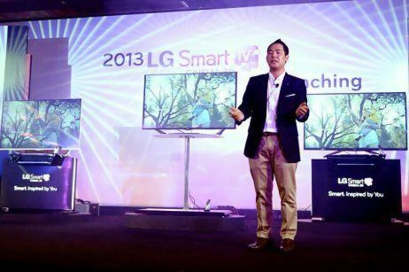 LG has launched its new range of smart TVs. Jeffrey E Biteng / The National