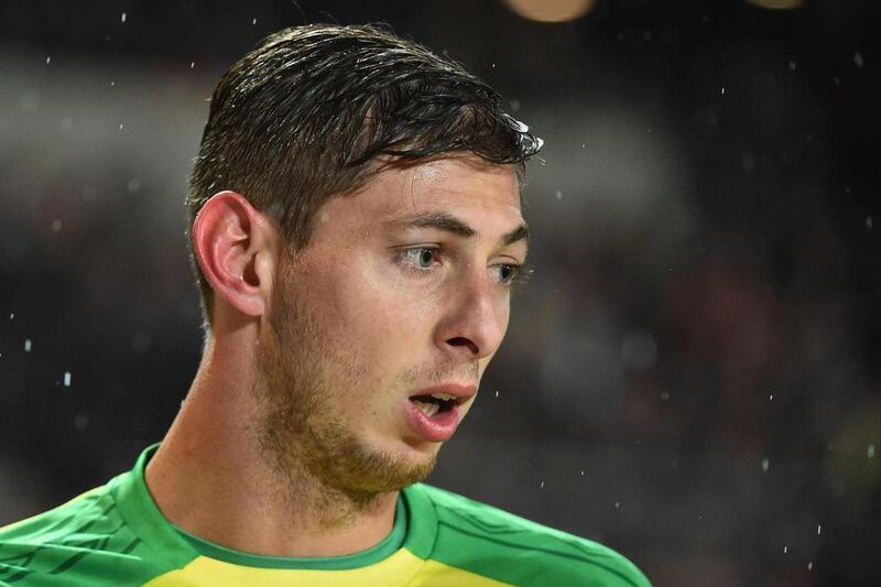 Emiliano Sala was Cardiff's record signing. AFP