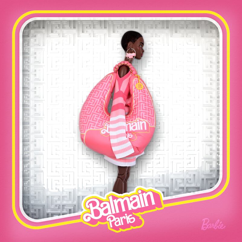 The limited-edition Barbie x Balmain NFT. Photo: Mattel