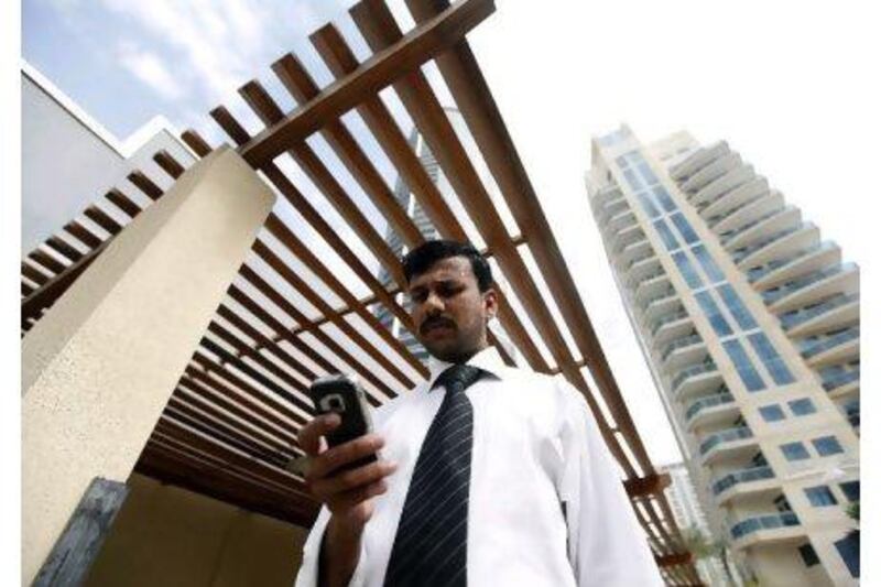 Rajalingam Thathaiah, who works for a cleaning firm in Dubai, is one of the labourers who has benefited from the help of Adopt a Laborer. Thanks to his acquired computer knowledge, he has been promoted. Satish Kumar / The National