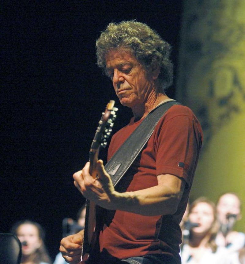 The American rock singer-songwriter and guitarist Lou Reed, who died on Sunday. Jose Manuel Ribeiro / Reuters