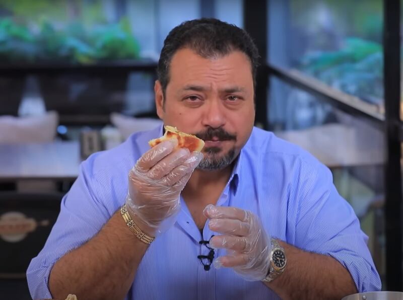 One of the most popular features is when he speaks to viewers about the taste and texture of the food he is eating. Photo: CBS Sofra