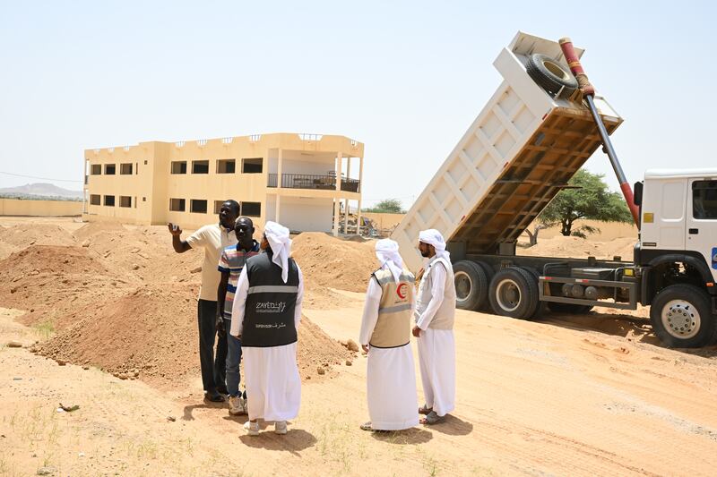 UAE humanitarian teams have made field visits to make sure repair and maintenance work is under way