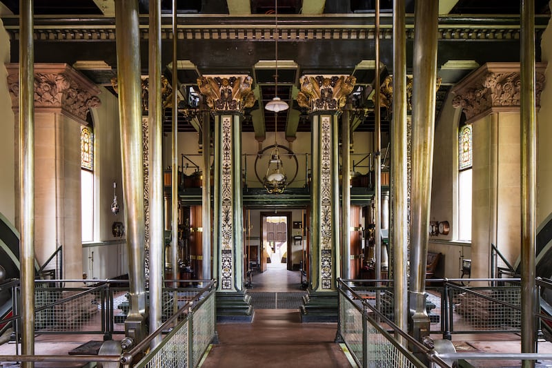 Inside Papplewick Pumping Station in Nottingham. 