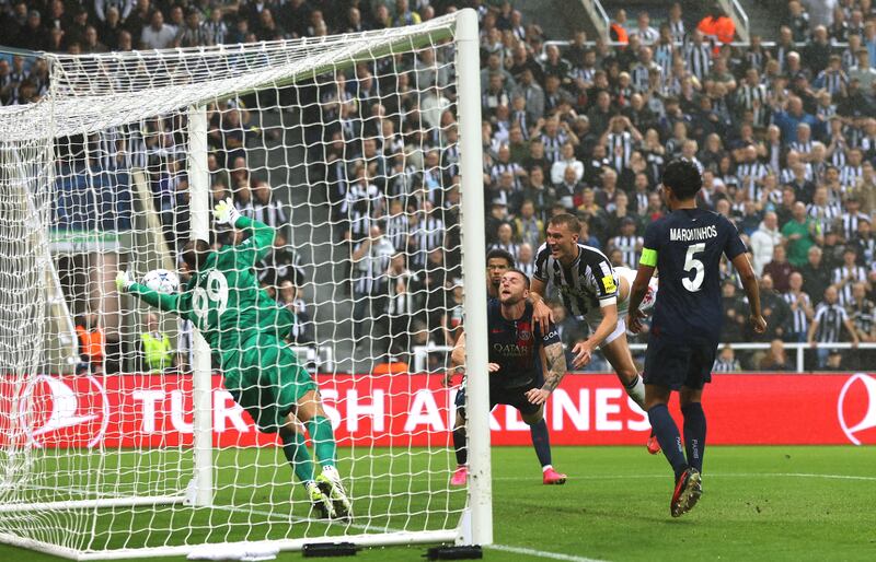 PSG ratings: Made some great saves in the prelude to Newcastle's first two goals. Might have done better with the third. Reuters
