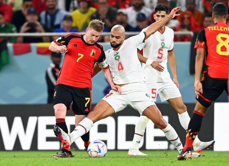Nordin Amrabat 8 – Worked tirelessly at both ends, winning the ball back and then attempting to drive his team forward. Was central to Morocco’s play throughout. EPA