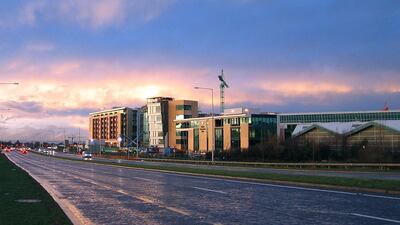 The Sandyford Industrial Estate is becoming a centre for tech giants in Dublin, Ireland. Wikimedia Commons