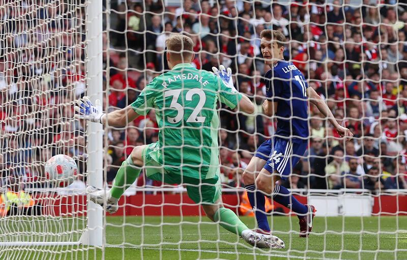 Diego Llorente - 7: Acrobatic clearance off line after Meslier had saved Odegaard free-kick. Important block on Nketiah header just before hour mark. Excellent first-time finish with what was Leeds’ first shot on target from their first corner. Getty