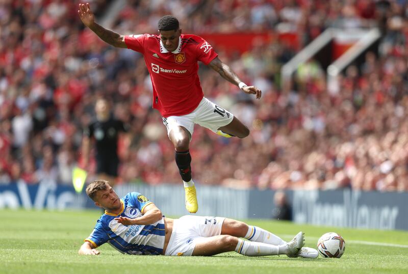 Marcus Rashford 5 - When he failed to control a ball just after half time it summed up where United are at. Shot wide after 49 and then shot – but was well saved by Sanchez on 60. Connected with a Fernandes cross on 65 but could have done better.

Getty
