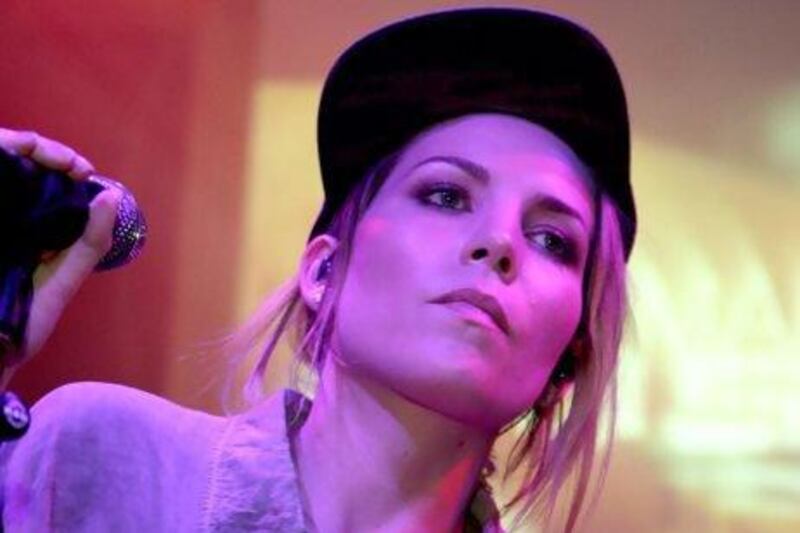 Skylar Grey has Eminem as the executive producer on her album Don't Look Down. Andy Kropa / Invision / AP Photo