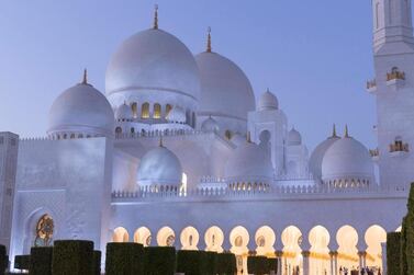 The Sheikh Zayed Grand Mosque in Abu Dhabi. The Al Hijri New Year is the next public holiday in the UAE. Antonie Robertson / The National