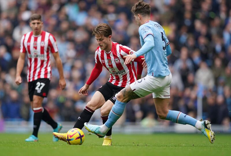 Mathias Jensen – 6 Booked for denying De Bruyne a move on the break, taking one for the team. Overall, he played his part making it hard for Man City. 

AP