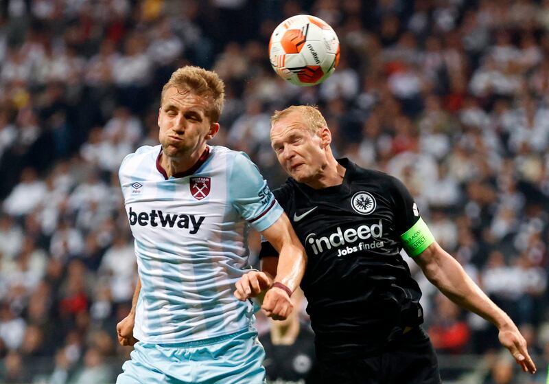 Sebastian Rode 8 - Had a left-foot strike fly just past the post in the first half, but most of the experienced midfielder’s good work was done patrolling the middle and dictating the play in a dominant display alongside his midfield partner Sow. Reuters