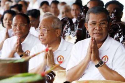 Cambodian Prime Minister Hun Sen was formerly a member of Khmer Rouge.