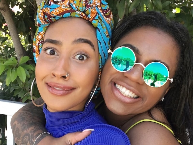 'Real friendship is someone who you consider family,' says model Mariah Idrissi, left, on her best friend Nylah