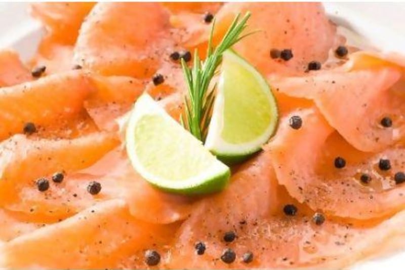 Smoked salmon is an excellent source of lean protein.