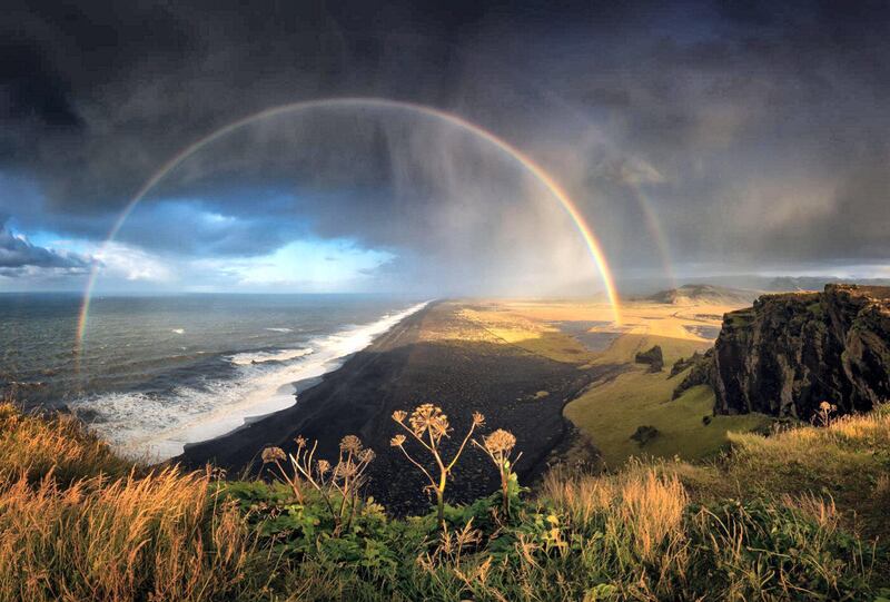 'Before a Storm', Mikhail Shcheglov: 'The weather in Iceland is changing dramatically – all-time strong winds draw fantastic images in the sky, which follow each other rapidly. Sometimes they are vivid, picturesque and rich in contrast, sometimes – deep and dramatic. You need to stand by holding your camera ready to shoot the outstanding moment of nature transformation. This photo captures the surroundings of Dyrholaey Cape. Taken in the evening, a moment prior to a strong thunderstorm with hail.'