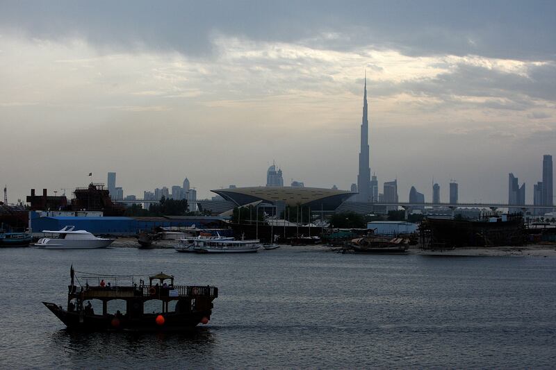 

DUBAI, UNITED ARAB EMIRATES Ð April 14,2011: Burj Khalifa as seen from the InterContinental hotel in Dubai Festival City in Dubai.  (Pawan Singh / The National) For Stock
