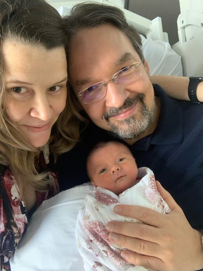 Following three miscarriages, Susan Rofe and Andras Bodor welcomed baby Klara. Courtesy Susan Rofe