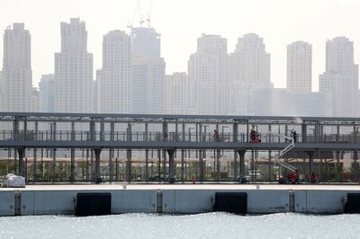 The terminal's Seaport Passenger Boarding Bridges can process more than 3,250 passengers an hour. Chris Whiteoak / The National